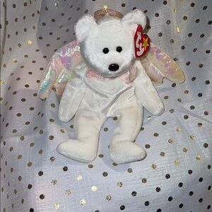 White Angel Bear Plush with Wings
